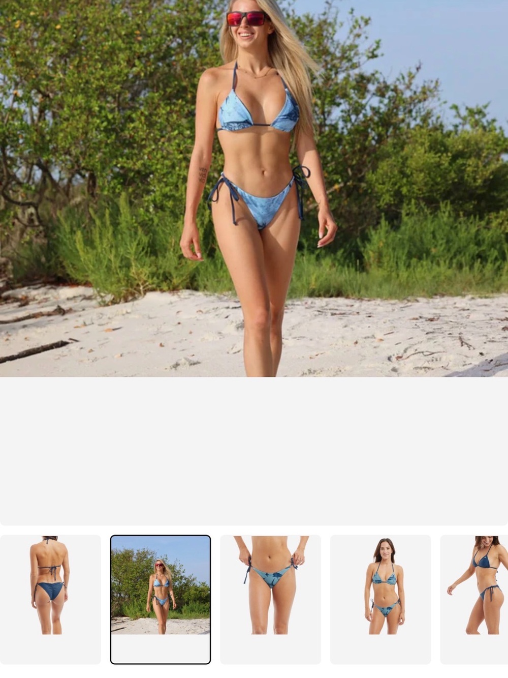 Pelagic Women's Key West Reversible Tie Side Bikini Bottom